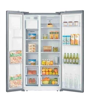 612 Liters, Black , Side by Side Refrigerator with Water Dispenser 3ft x 2.5ft x 5.8ft 220 Volts