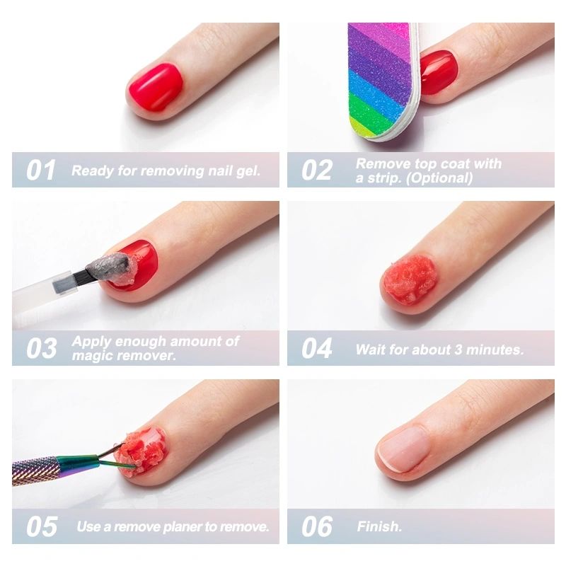 ROSALIND 15ML UV Gel Nail Polish Remover (pack of 2)