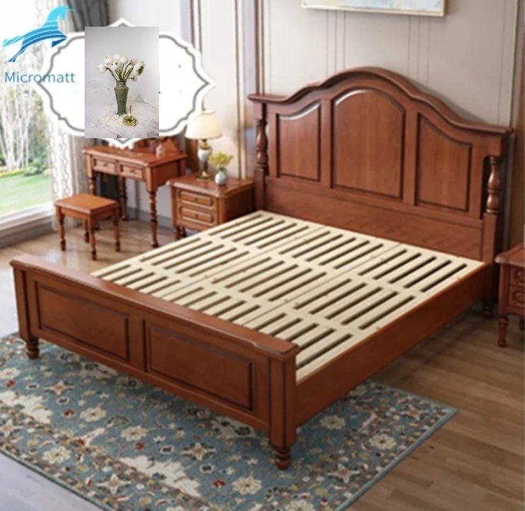 Solid Wooden Queen Size Bed 79 X 59 X 12 (LWH)