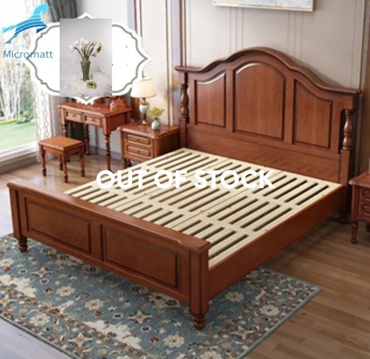Solid Wooden Queen Size Bed 79 X 59 X 12 (LWH)