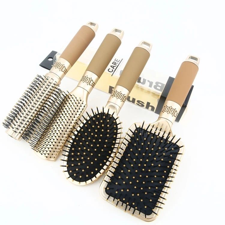 Eco-Friendly Wide Tooth Scalp Massage Brush Set (4pcs)