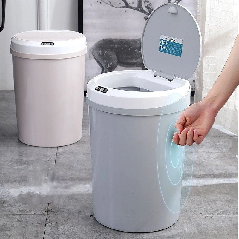 Touch Button Design Swipe Away 12L/3Gal Trash Bin